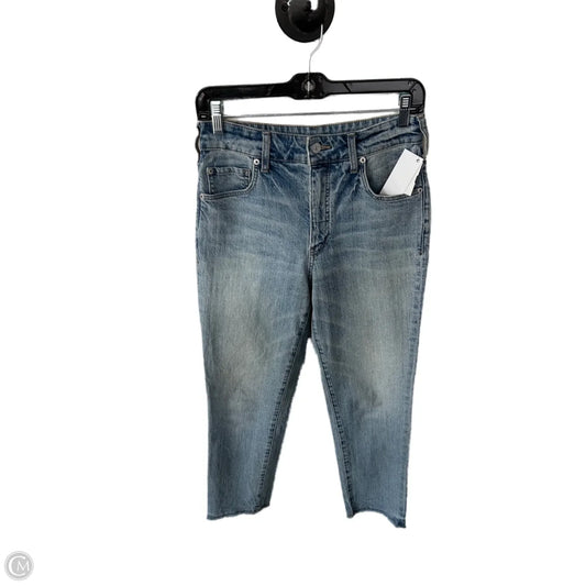 Jeans Straight By Pilcro In Blue Denim, Size: 4