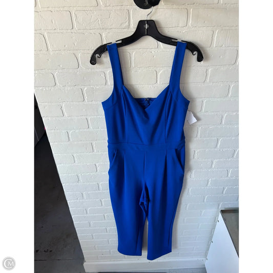 Jumpsuit By Express In Blue, Size: M