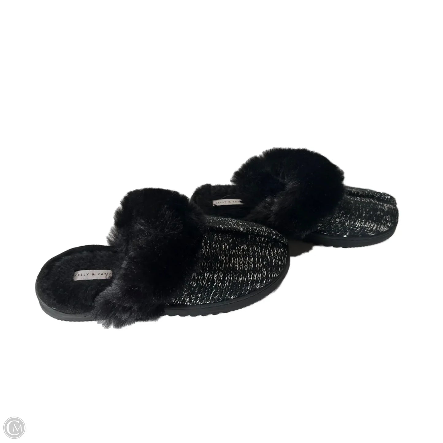 Slippers By Kelly And Katie In Black & White, Size: 9