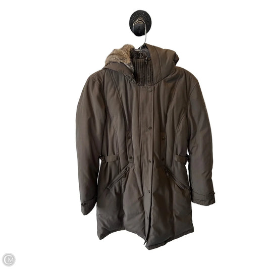 Coat Puffer & Quilted By Vince Camuto In Brown, Size: M
