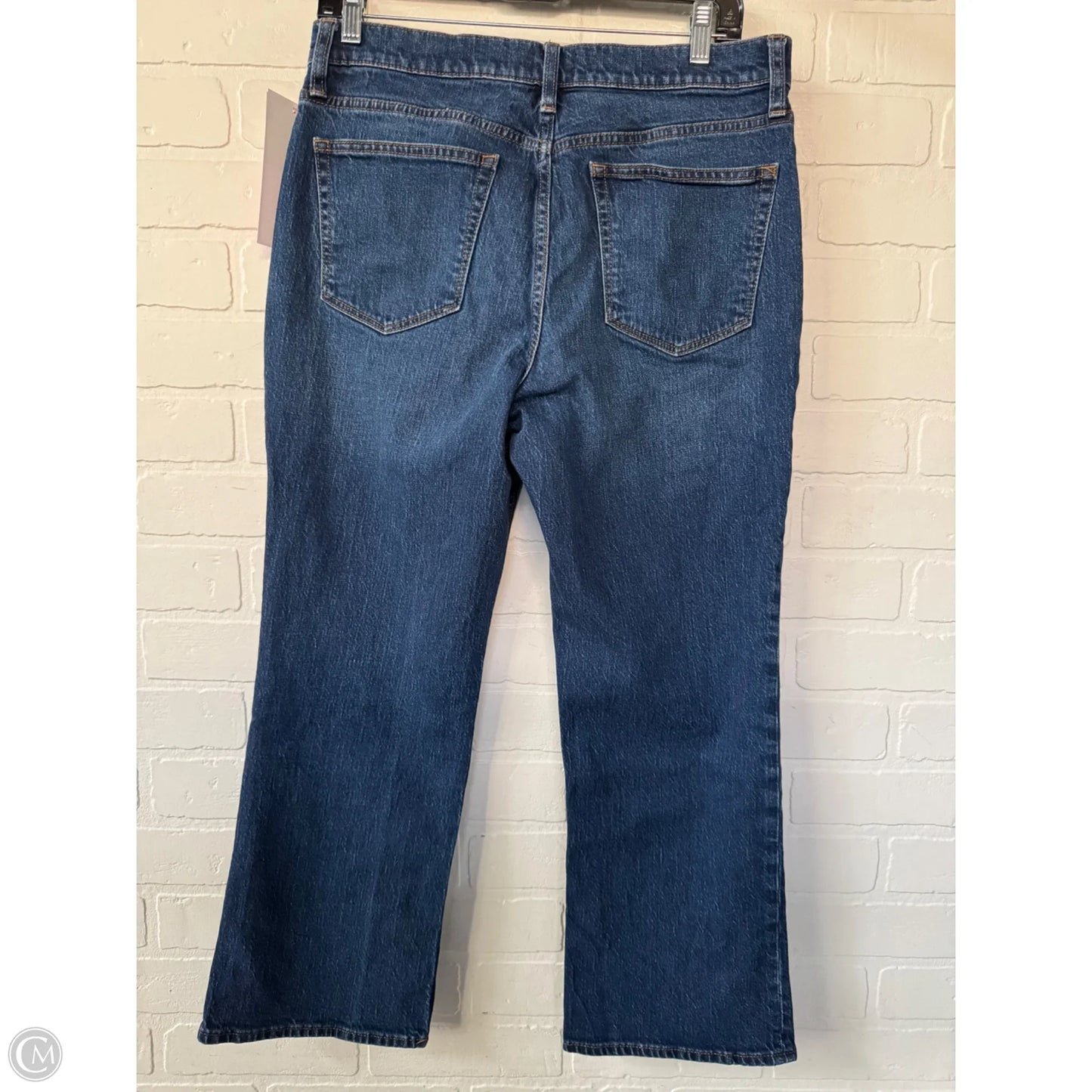 Jeans Cropped By J. Crew In Blue Denim, Size: 8
