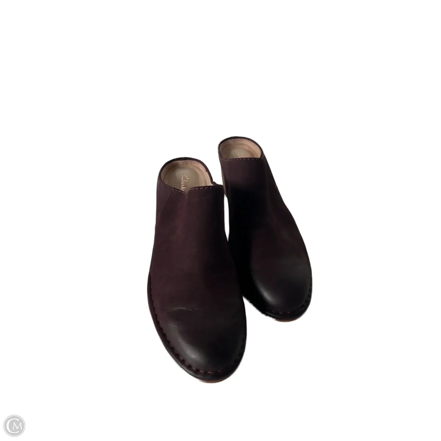 Shoes Heels Block By Clarks In Purple, Size: 8.5