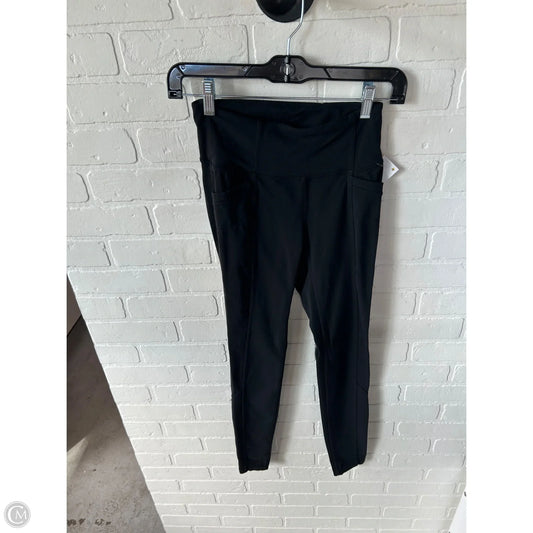 Athletic Leggings By Athleta In Black, Size: 0