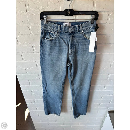 Jeans Straight By Paige In Blue Denim, Size: 2