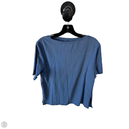Athletic Top Short Sleeve By Lululemon In Blue, Size: S