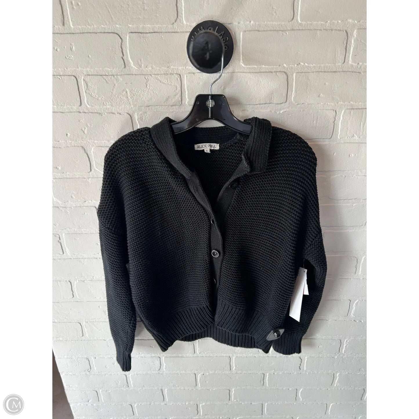 Sweater Cardigan By Cmc In Black, Size: S