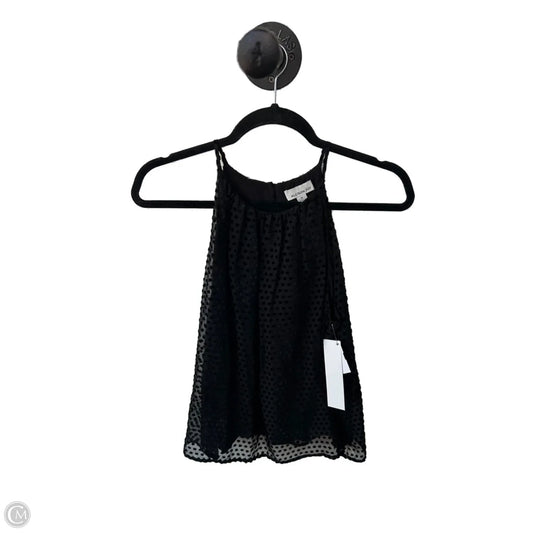 Top Sleeveless By Allison Joy In Black, Size: S