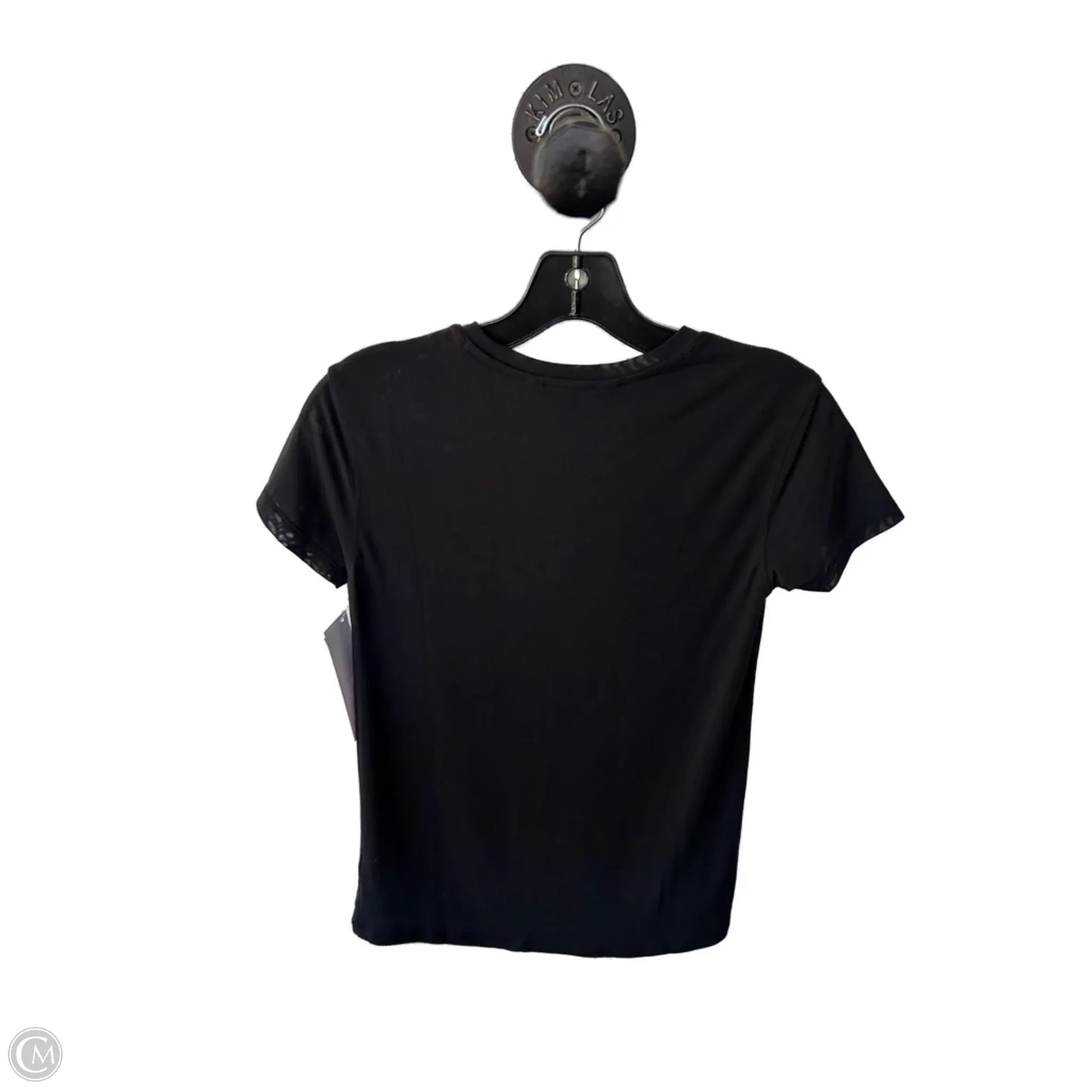 Athletic Top Short Sleeve By Athleta In Black, Size: Xs