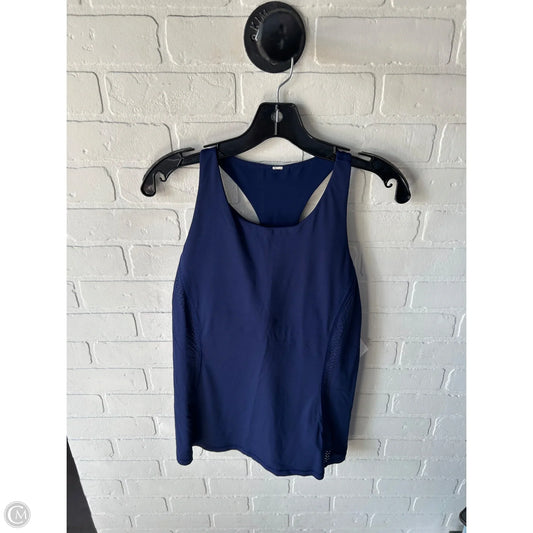 Athletic Tank Top By Lululemon In Blue, Size: M