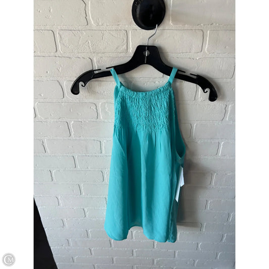Top Sleeveless By Ann Taylor In Blue, Size: M