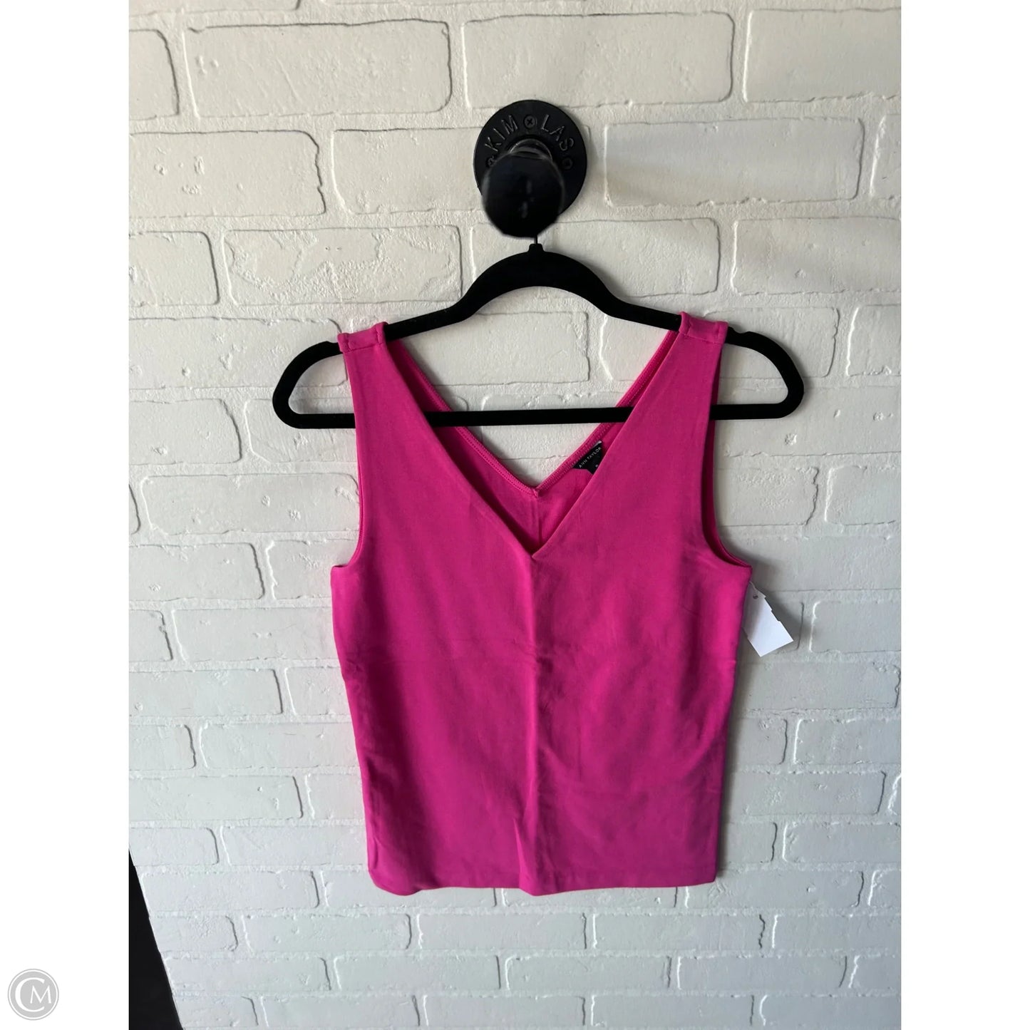 Top Sleeveless Basic By Ann Taylor In Pink, Size: M