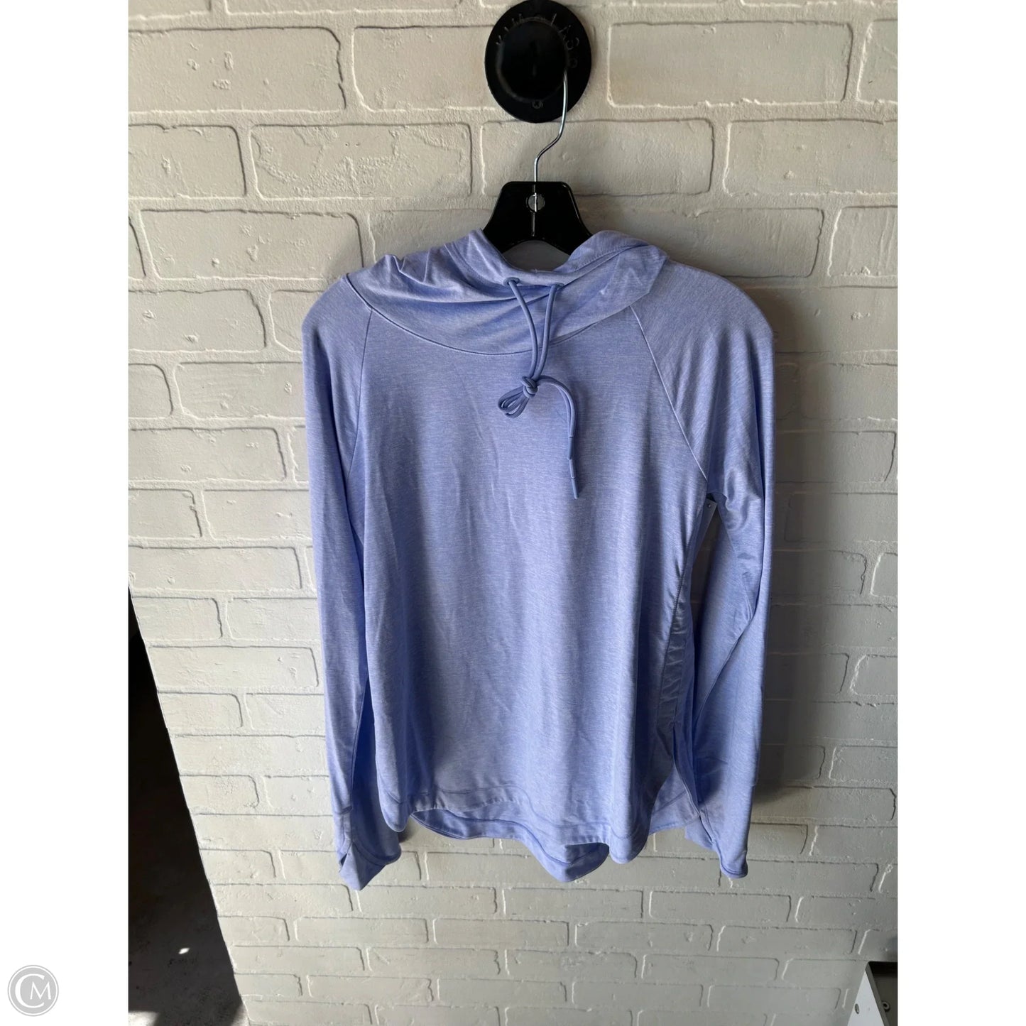 Athletic Top Long Sleeve Hoodie By Athleta In Purple, Size: S