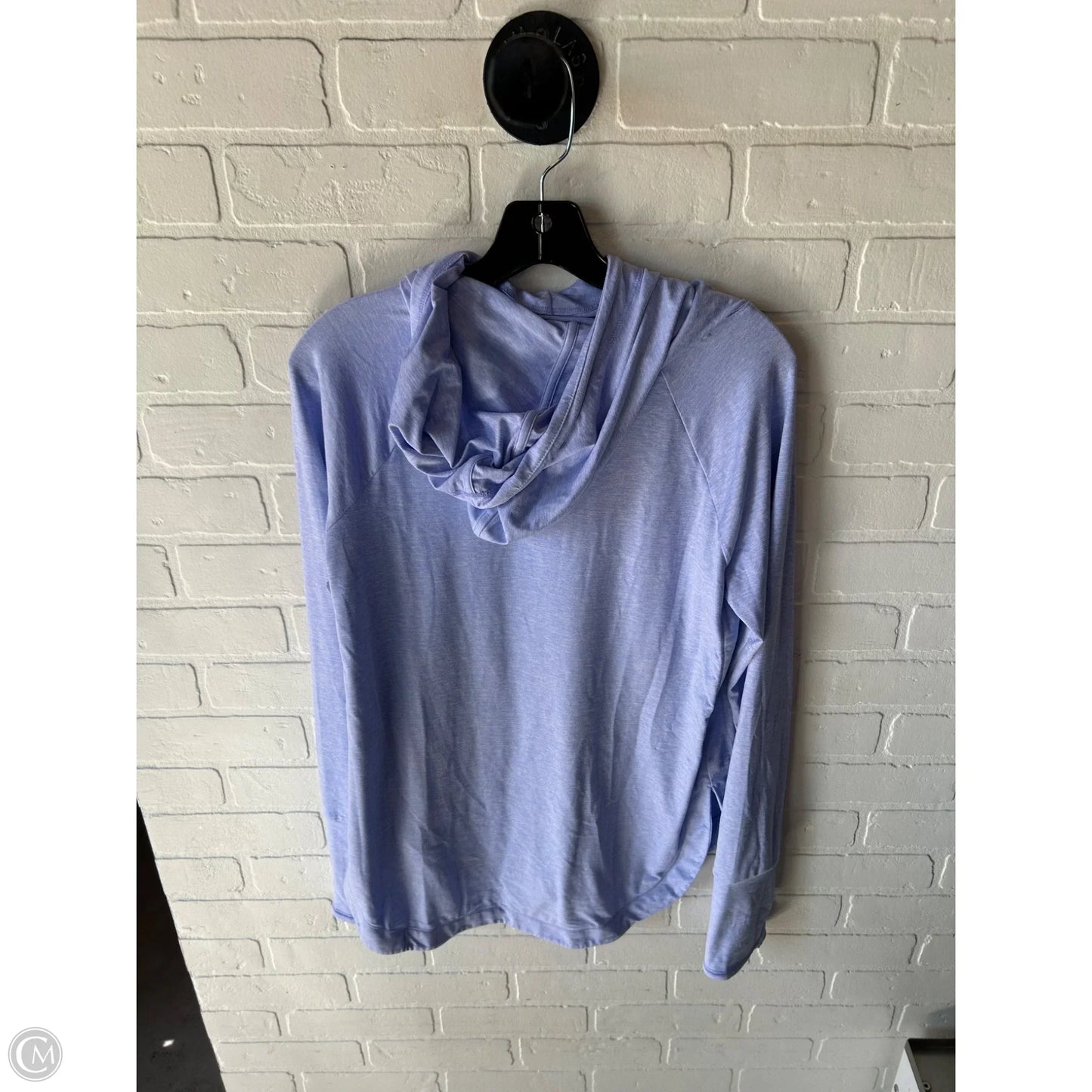 Athletic Top Long Sleeve Hoodie By Athleta In Purple, Size: S