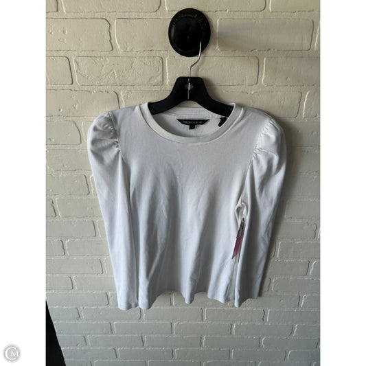Top Long Sleeve By Veronica Beard In White, Size: M