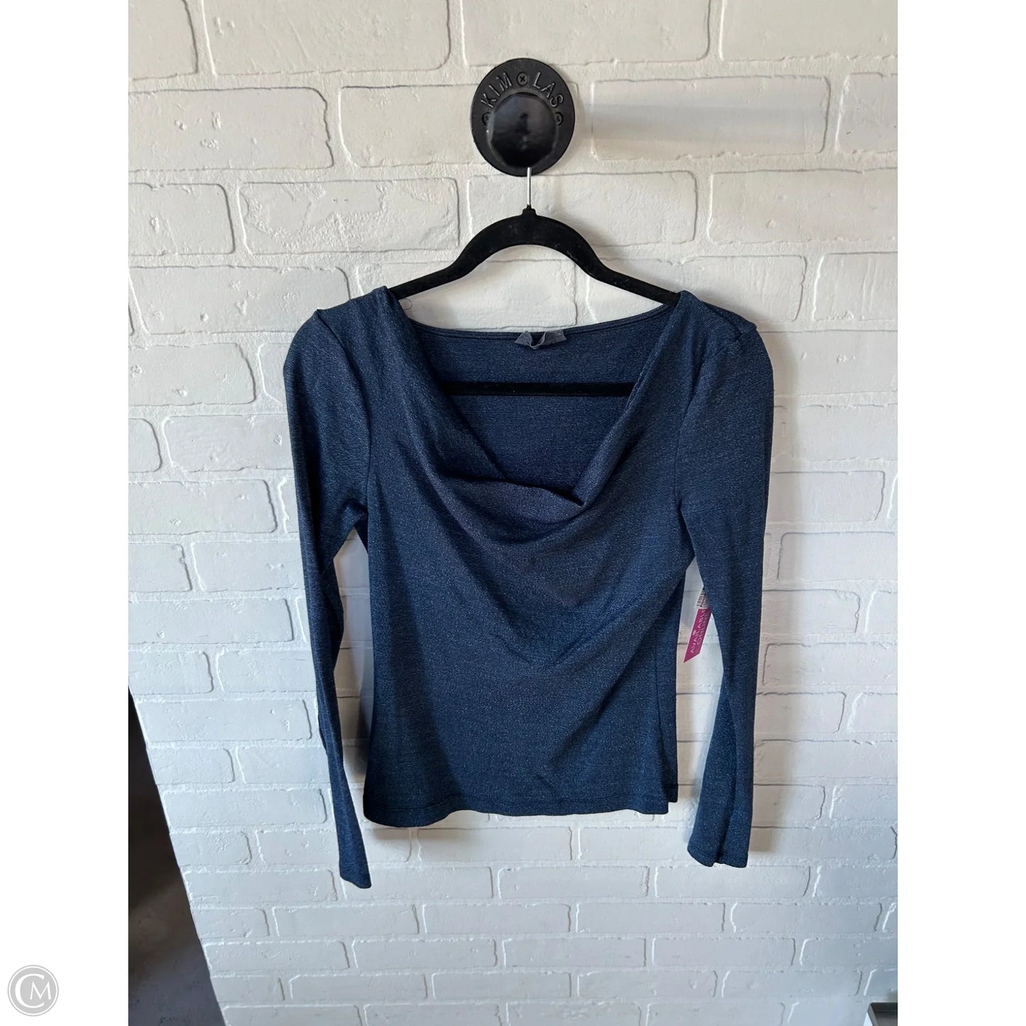 Top Long Sleeve By Michael Stars In Blue, Size: Osfm