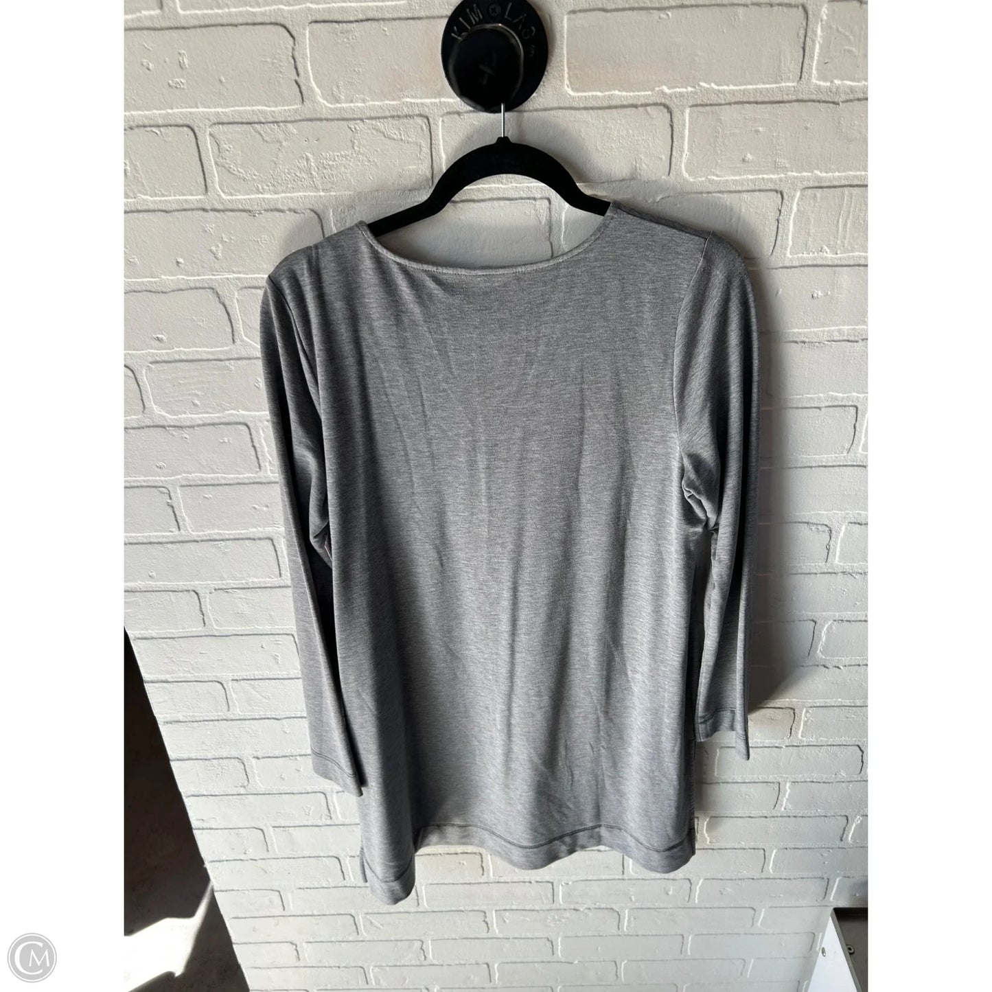 Tunic Long Sleeve By Pure Jill In Grey, Size: M