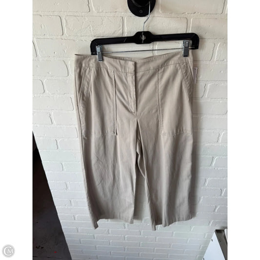 Pants Cropped By Ann Taylor In Tan, Size: 8