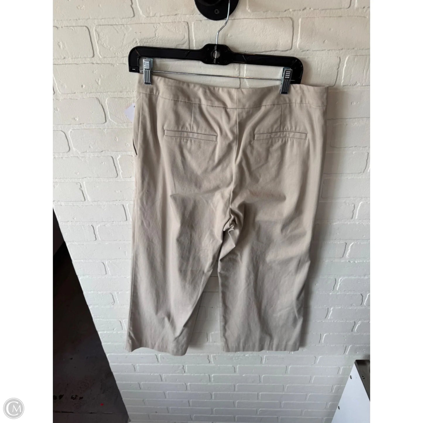 Pants Cropped By Ann Taylor In Tan, Size: 8