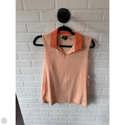 Athletic Tank Top By Nike Apparel In Orange, Size: M