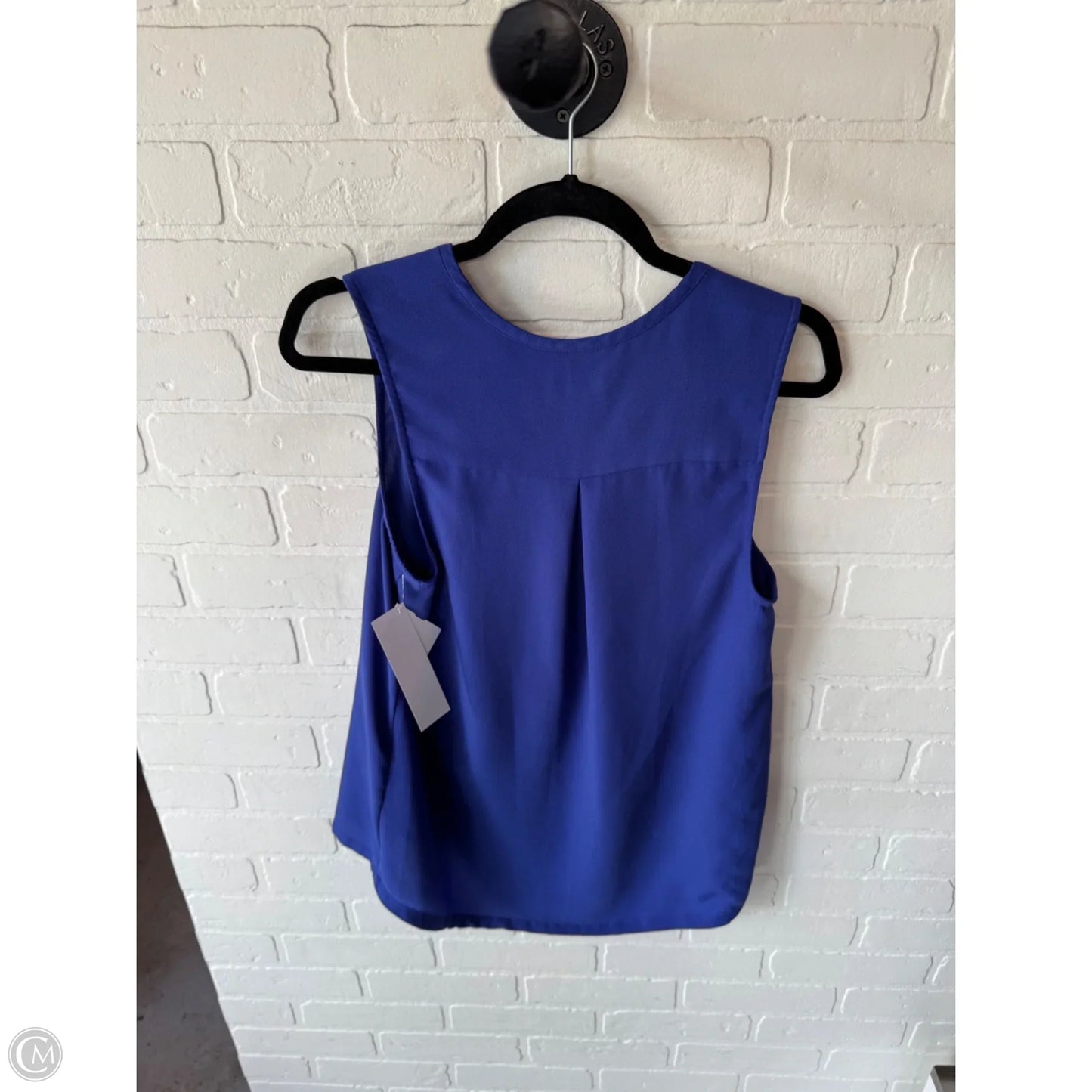 Top Sleeveless By Susina In Blue, Size: S