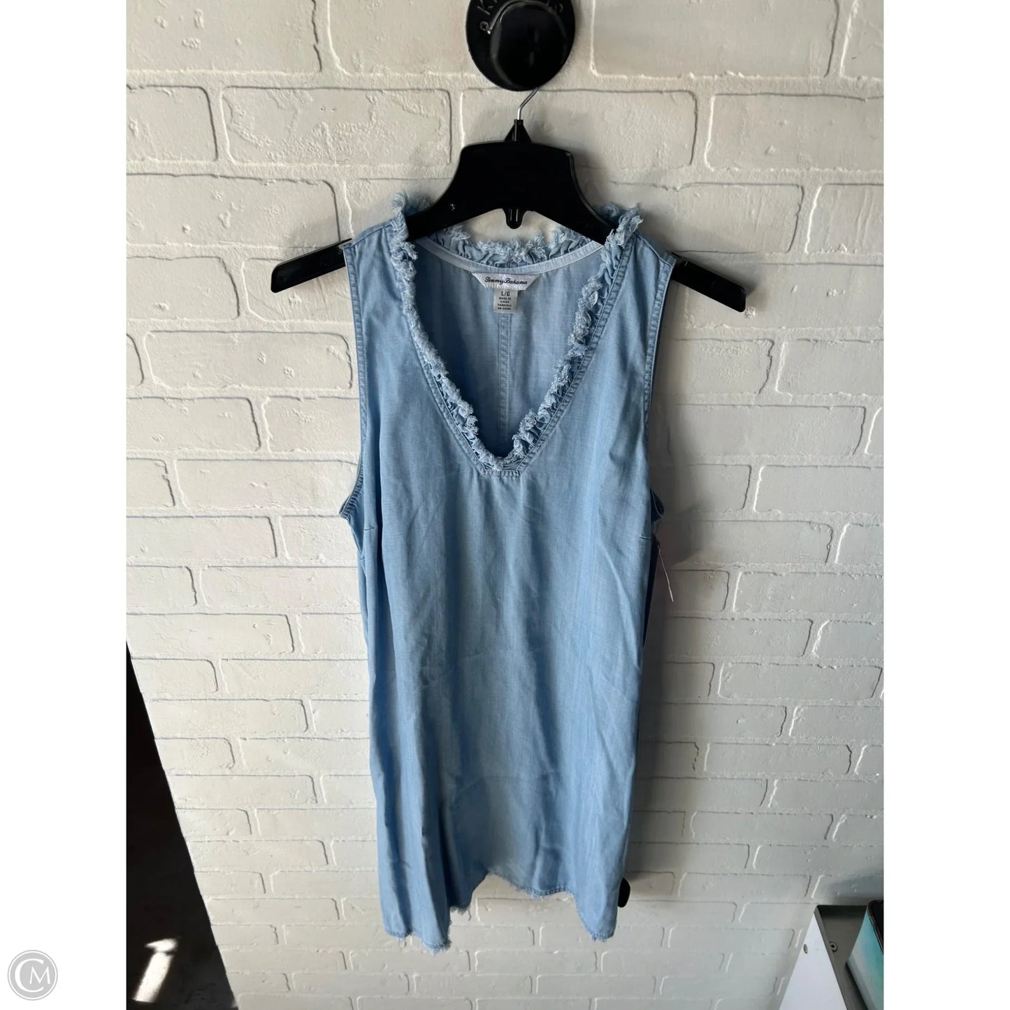 Dress Casual Short By Tommy Bahama In Blue & Brown, Size: L