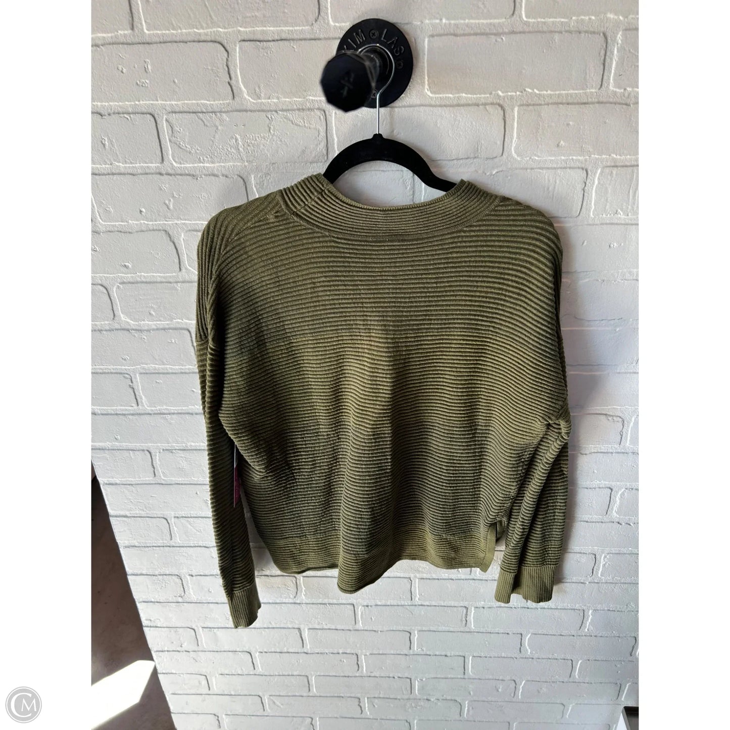 Top Long Sleeve By Daily Practice By Anthropologie In Green, Size: L