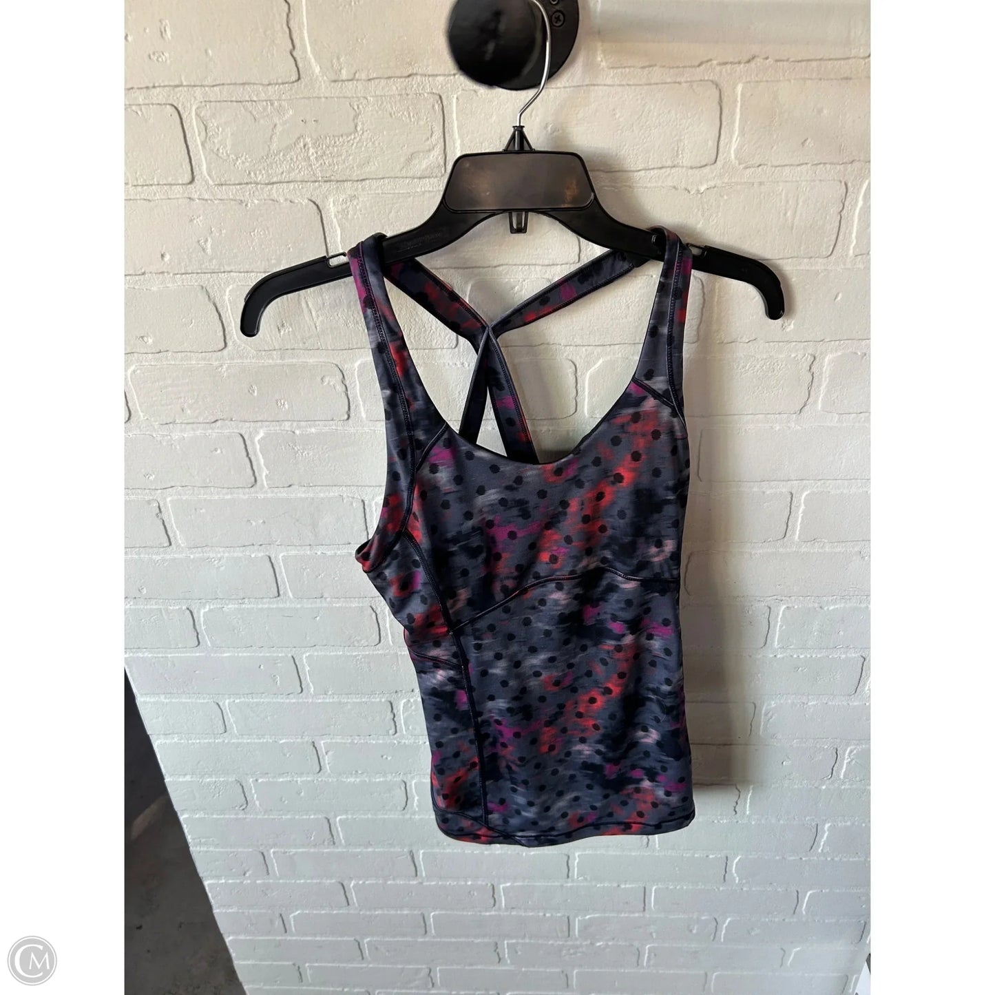 Athletic Tank Top By Lululemon In Grey, Size: M