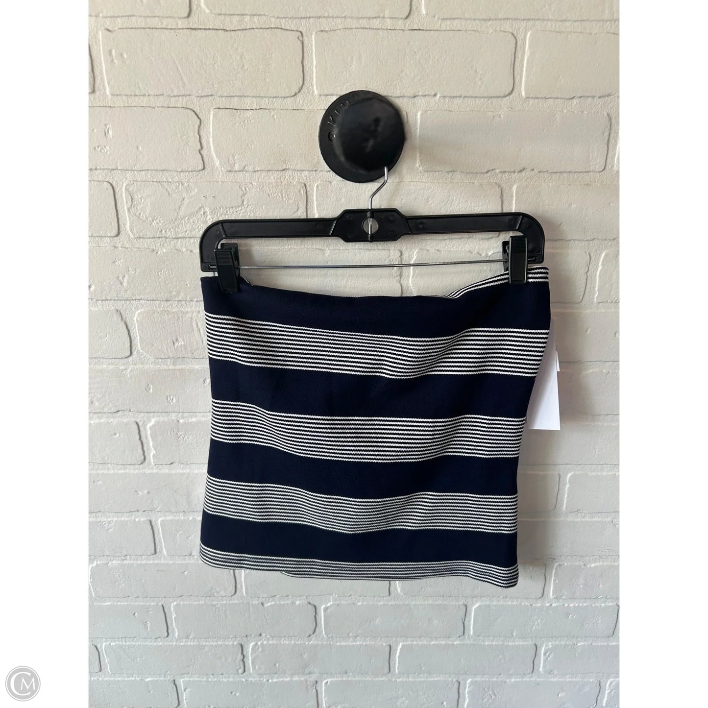 Top Sleeveless By Bishop + Young In Blue & White, Size: Xs