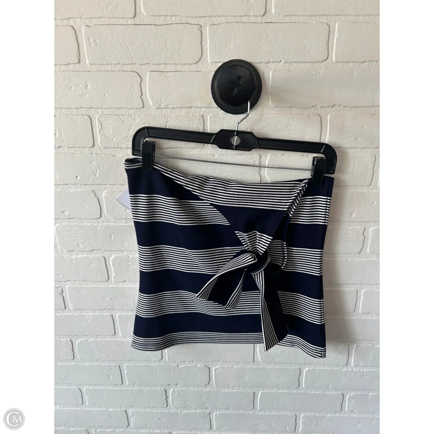 Top Sleeveless By Bishop + Young In Blue & White, Size: Xs