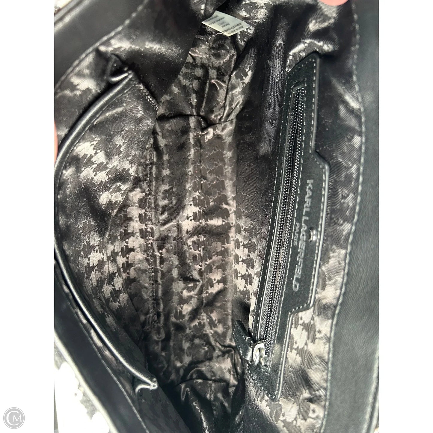 Handbag Designer By Karl Lagerfeld, Size: Medium