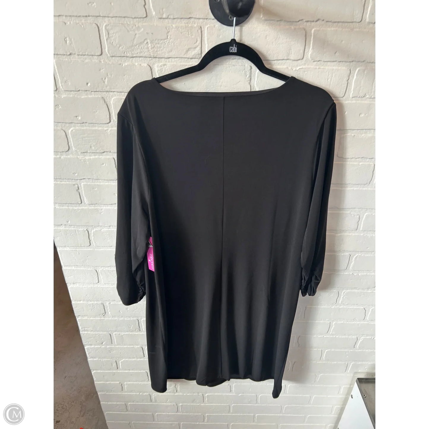 Dress Casual Midi By Chicos In Black, Size: 2x