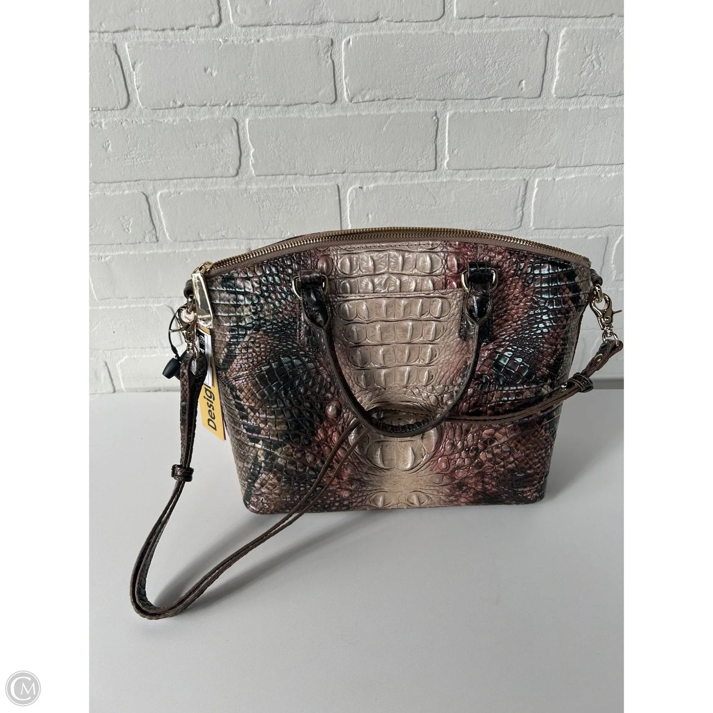 Handbag Designer By Brahmin, Size: Medium