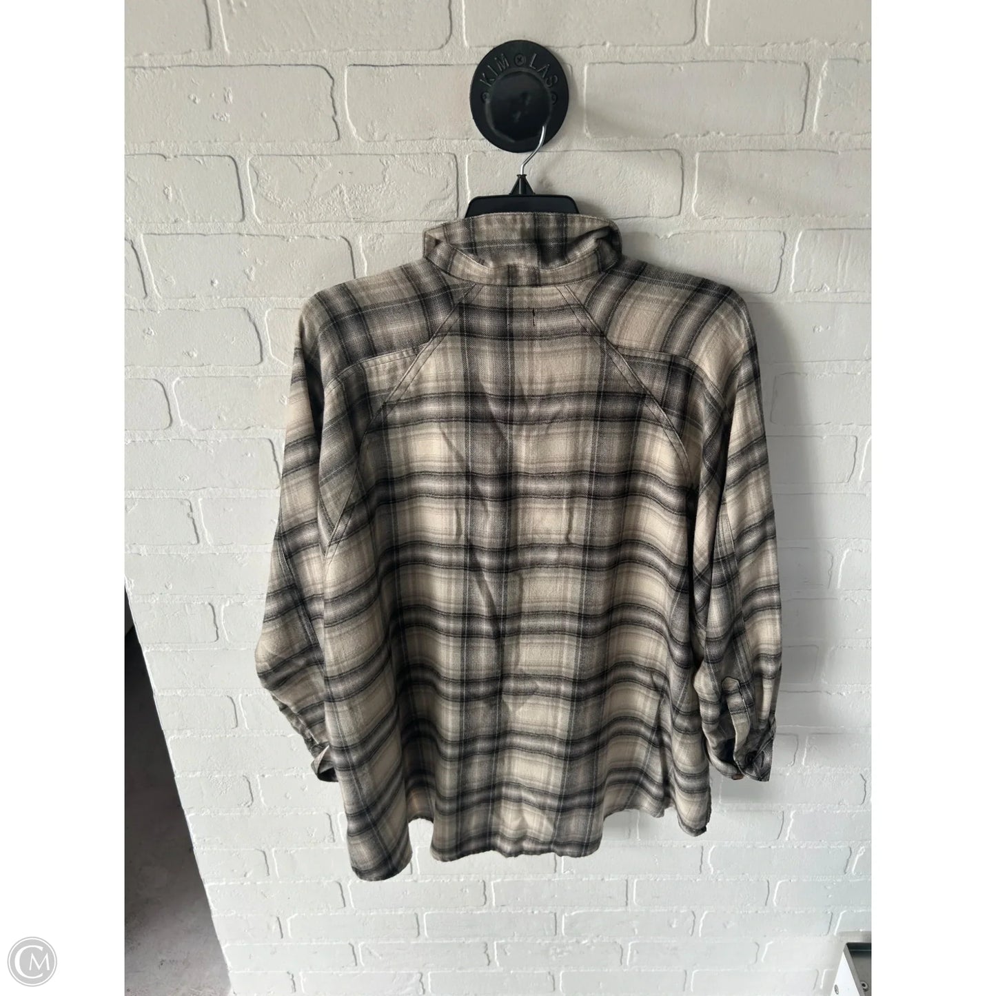 Top Long Sleeve By Bdg In Black & Cream, Size: Xs