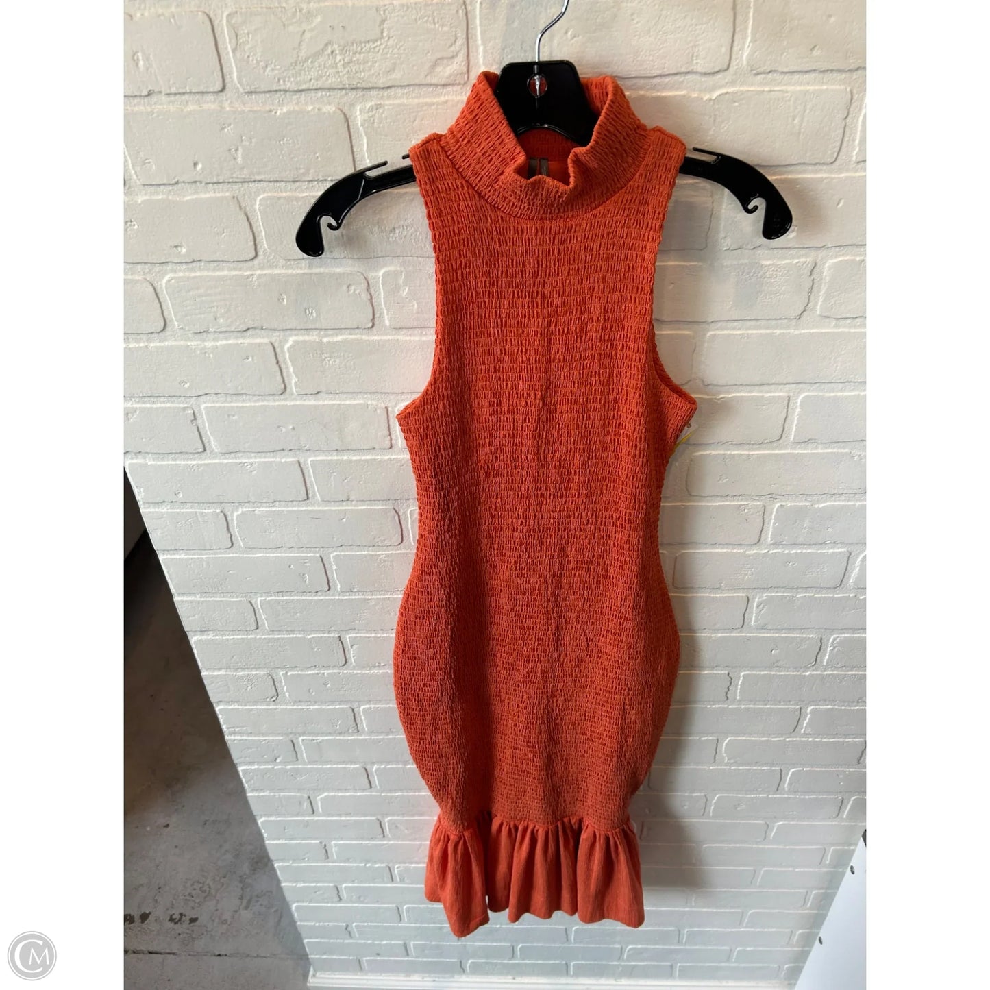 Dress Casual Midi By Anthropologie In Orange, Size: Xs