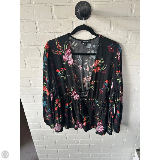 Top Long Sleeve By Torrid In Black, Size: 1x