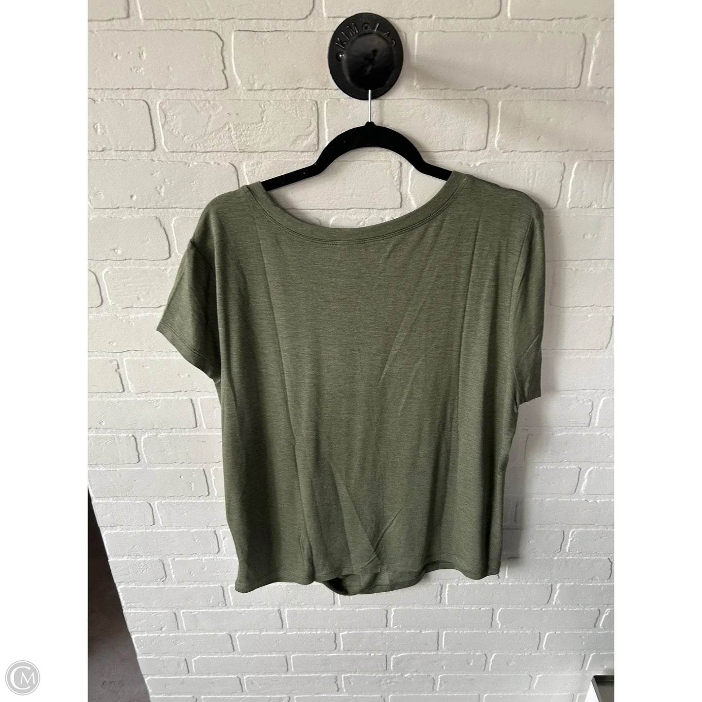 Top Short Sleeve By Cabi In Green, Size: Xl