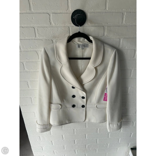 Blazer By Tahari In Cream, Size: L