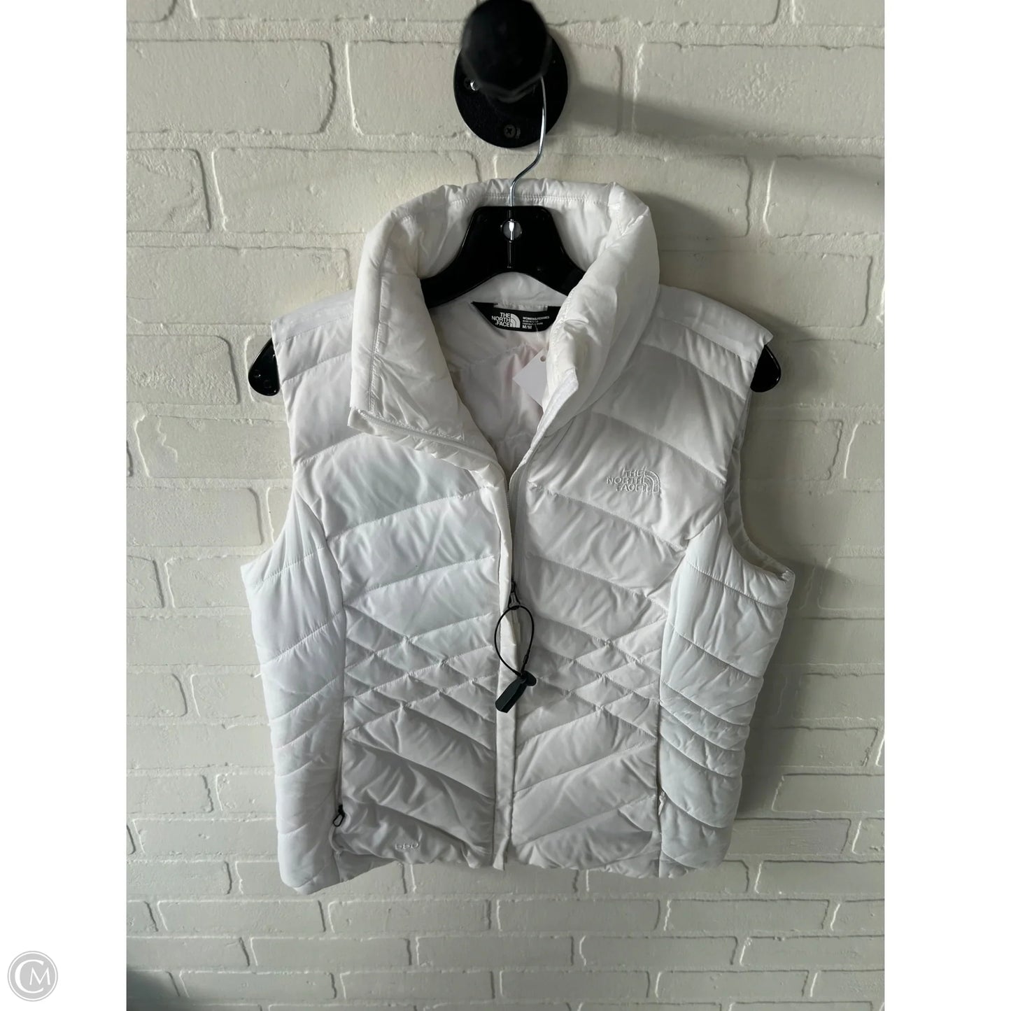 Vest Puffer & Quilted By The North Face In White, Size: M