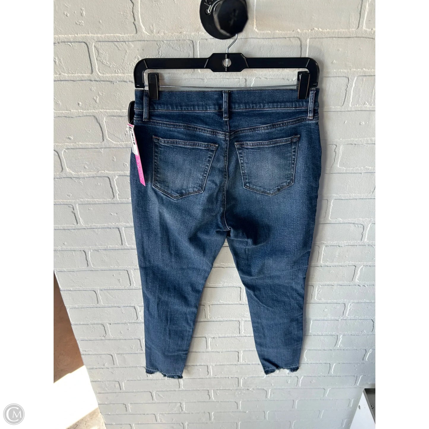Jeans Skinny By Loft In Blue Denim, Size: 4P