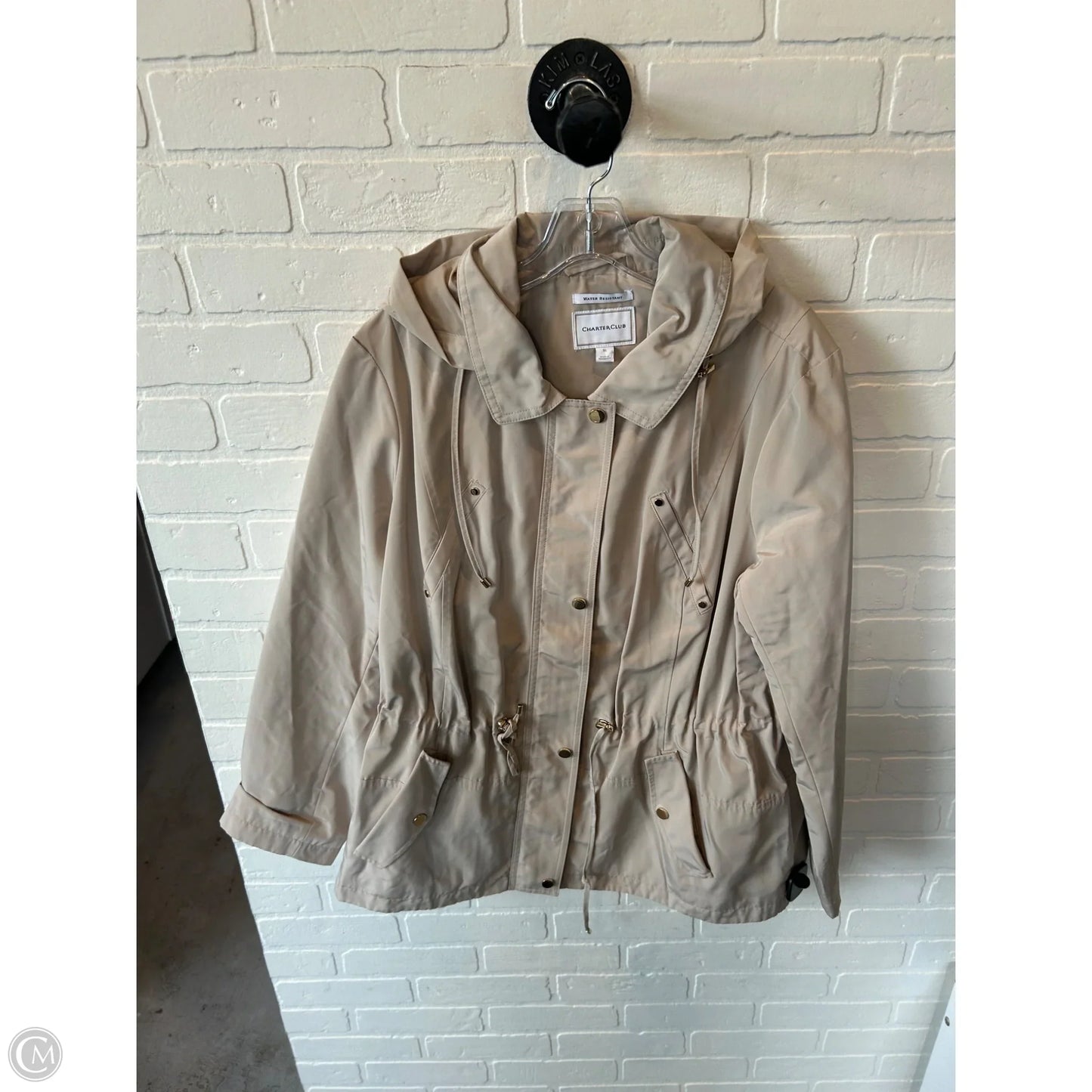 Jacket Other By Charter Club In Tan, Size: Xl