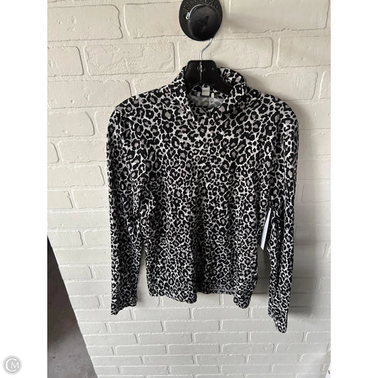 Top Long Sleeve By J. Crew In Black & White, Size: S