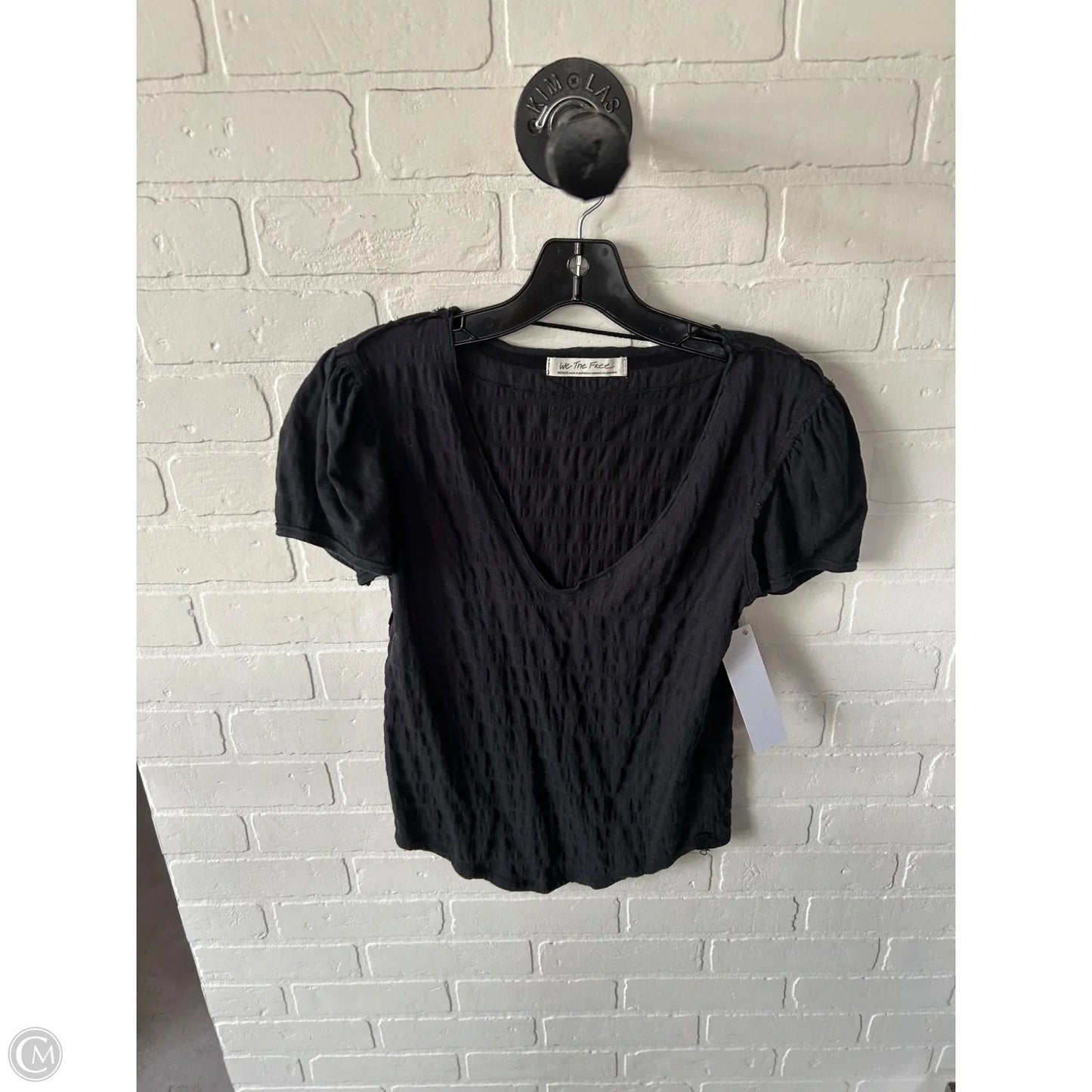 Top Short Sleeve Basic By We The Free In Grey, Size: M