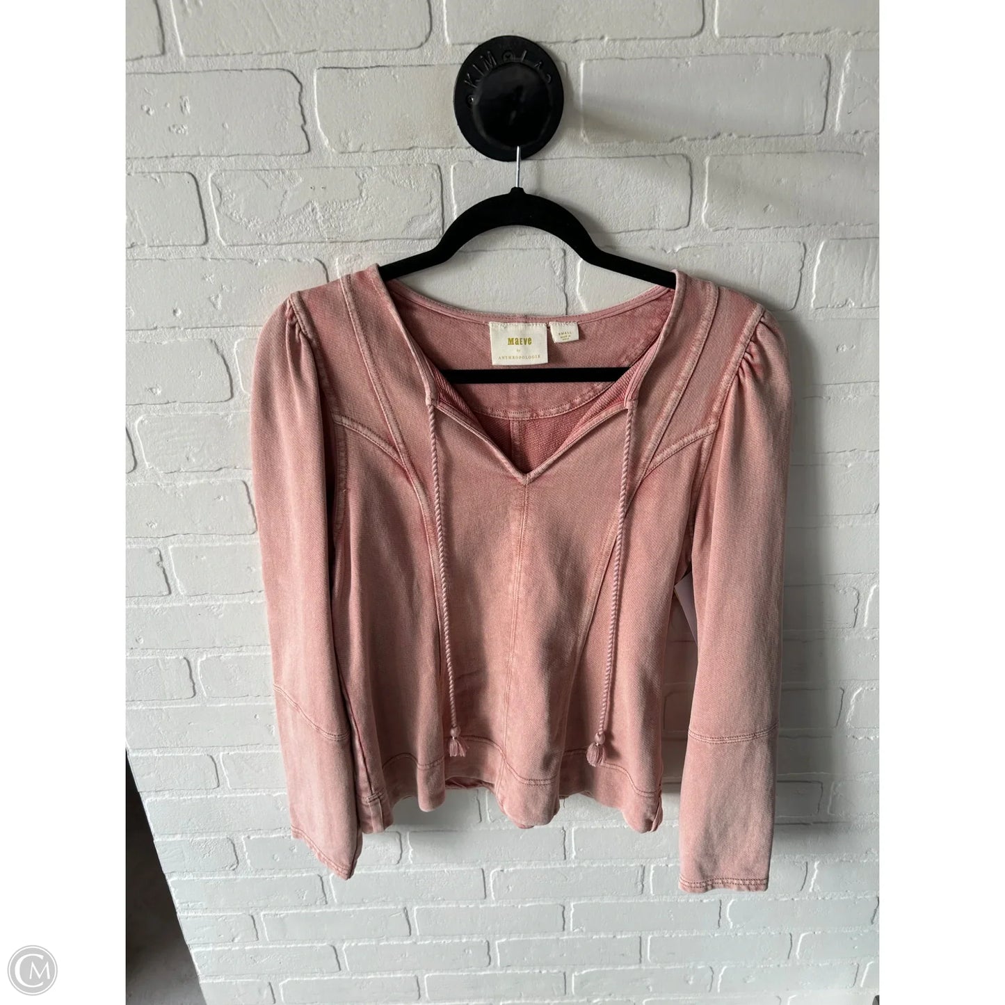 Top Long Sleeve By Maeve In Orange, Size: S
