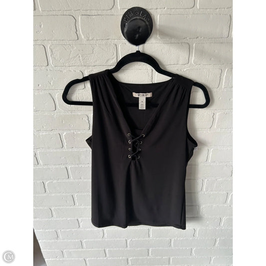 Top Sleeveless By White House Black Market In Black, Size: Xs