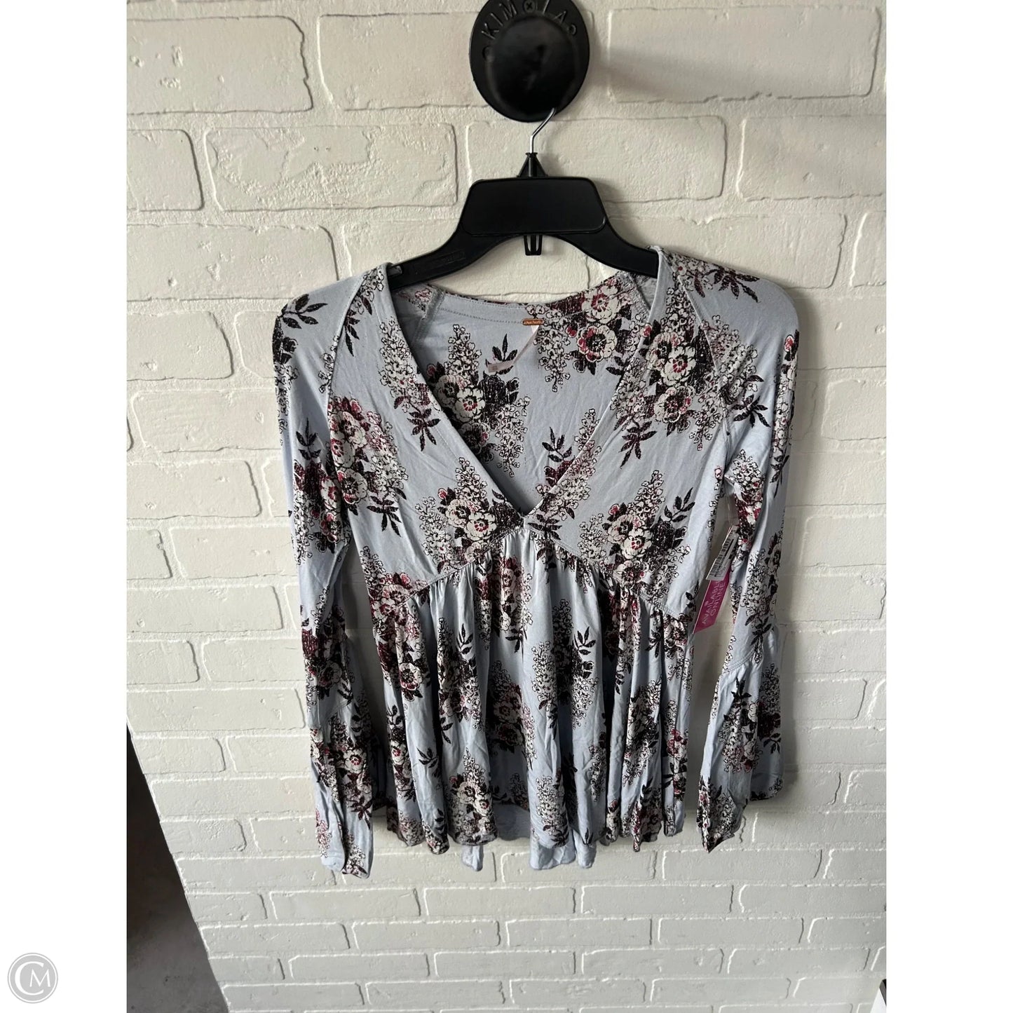 Top Long Sleeve By Free People In Blue, Size: Xs