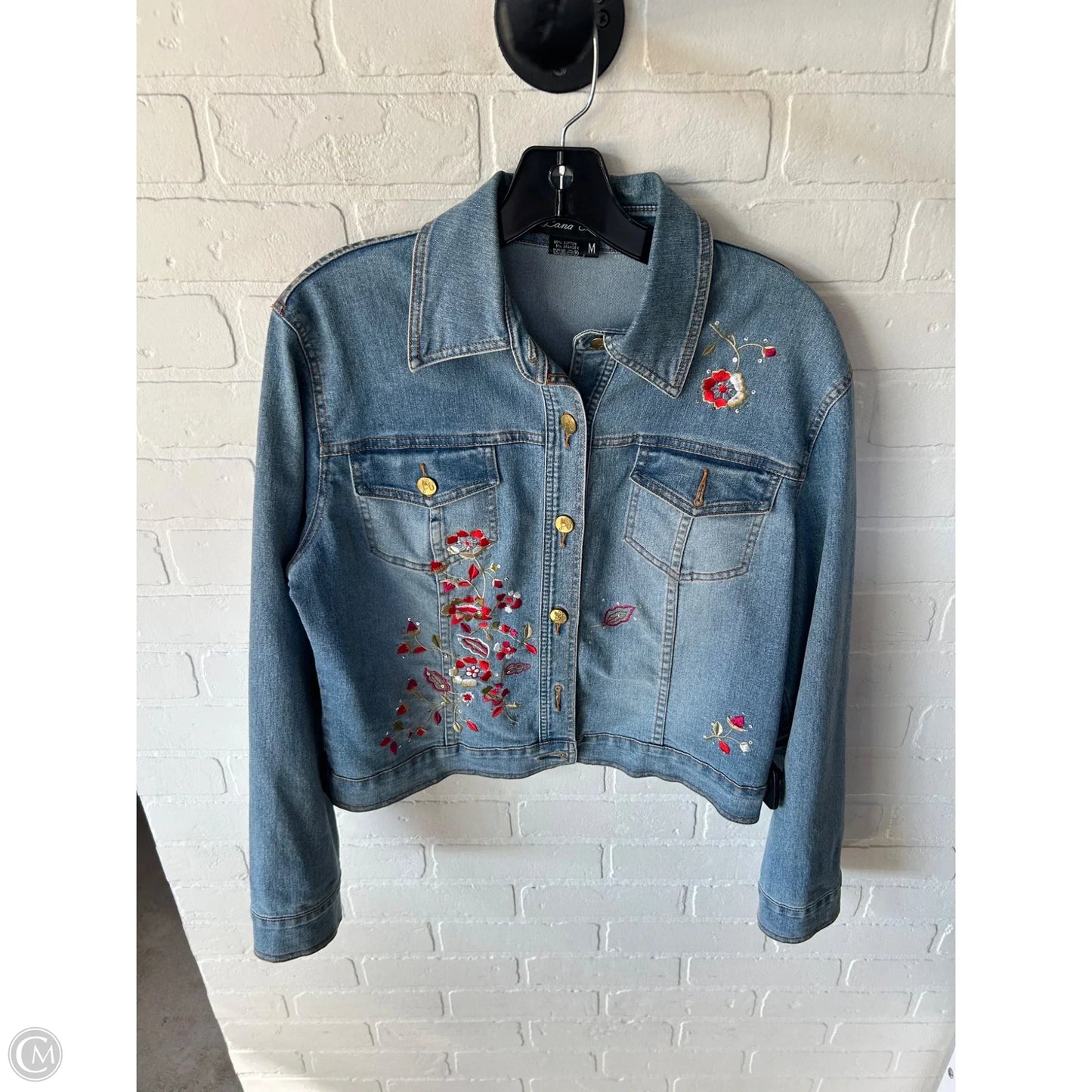 Jacket Denim By Cmc In Blue Denim, Size: M
