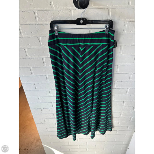 Skirt Maxi By Talbots In Blue & Green, Size: 4