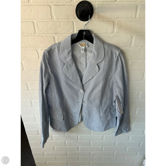 Blazer By Talbots In Blue & White, Size: L
