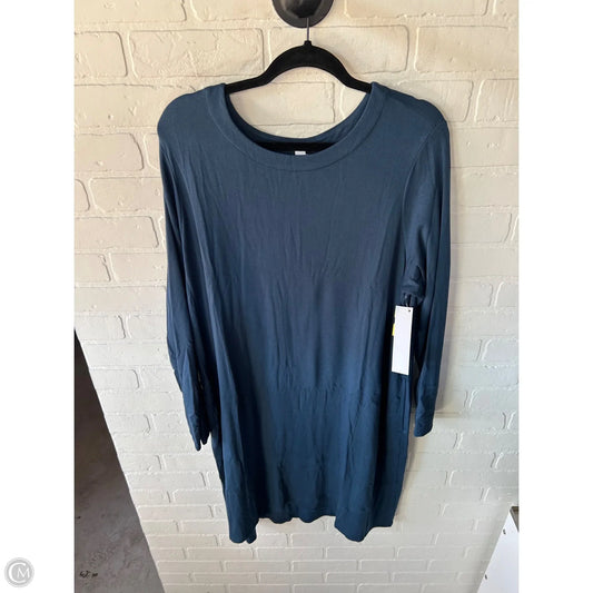 Dress Casual Midi By Pure Jill In Blue, Size: Xl