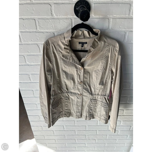 Jacket Other By Eileen Fisher In Tan, Size: L